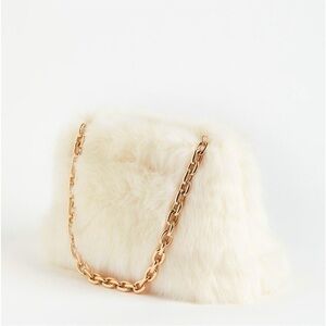 Faux fur bag